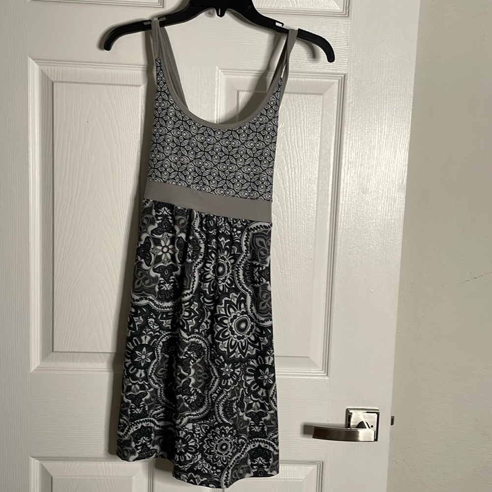 Tehama floral athletic spaghetti strap mini dress